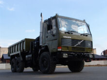 Volvo FL12 6x6 Tipper with clam shell grab