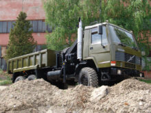 Volvo FL12 6x6 Tipper with clam shell grab