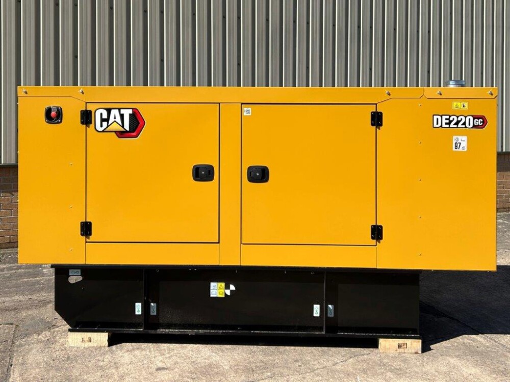 New Unused Caterpillar DE220 GC 220 KVA Generator