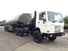 Volvo FL12 6x6 tractor unit with crane