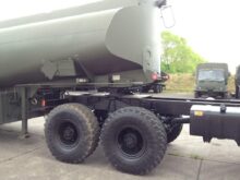 Volvo FL12 6x6 tractor unit with crane