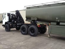 Volvo FL12 6x6 tractor unit with crane