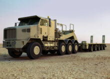 M1000 Semi-trailer, 80-ton 40-wheel, heavy equipment transporter