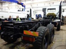 Volvo FL12 6x6 Crane Truck