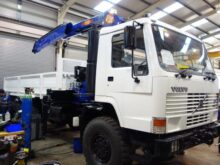 Volvo FL12 6x6 Crane Truck