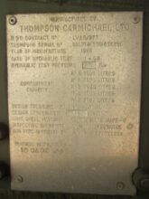 Thompson 32,000ltr Bulk Fuel Tanker Trailer