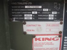 King 20ft container drawbar trailer