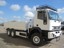 Iveco 260E37 Eurotrakker 6x6 Drop Side Crane Truck
