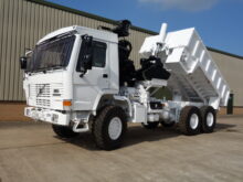 Volvo FL12 tipper with protected cab