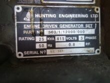 Hunting 25 kva generator