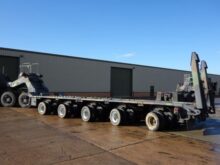 M1000 semi-trailer 40 wheel heavy equipment transporter trailer