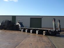 M1000 semi-trailer 40 wheel heavy equipment transporter trailer