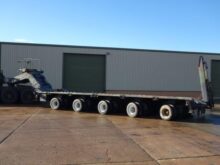 M1000 semi-trailer 40 wheel heavy equipment transporter trailer