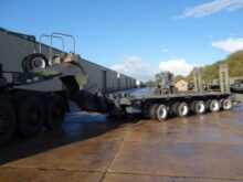 M1000 semi-trailer 40 wheel heavy equipment transporter trailer