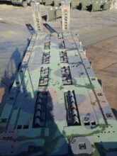 M1000 semi-trailer 40 wheel heavy equipment transporter trailer