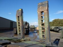 M1000 semi-trailer 40 wheel heavy equipment transporter trailer