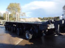 M1000 semi-trailer 40 wheel heavy equipment transporter trailer