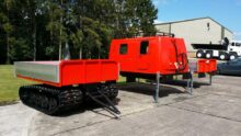 Hagglunds Bv206 with Twist Locks