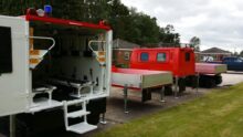 Hagglunds Bv206 with Twist Locks