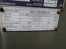 King GTL 93/5HS 5 Axle Low Loader Trailer