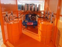 De-mountable (Drops) Skid Lube / Service Station