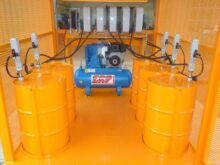 De-mountable (Drops) Skid Lube / Service Station