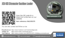 JCB 4CX Sitemaster Backhoe Loader