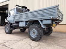 Mercedes Unimog U1300L 4x4 Drop Side Cargo Truck - UK Road Registered