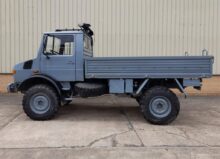 Mercedes Unimog U1300L 4x4 Drop Side Cargo Truck - UK Road Registered
