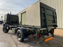 MAN 18.220 4x4 cargo truck with twist locks and tail lift
