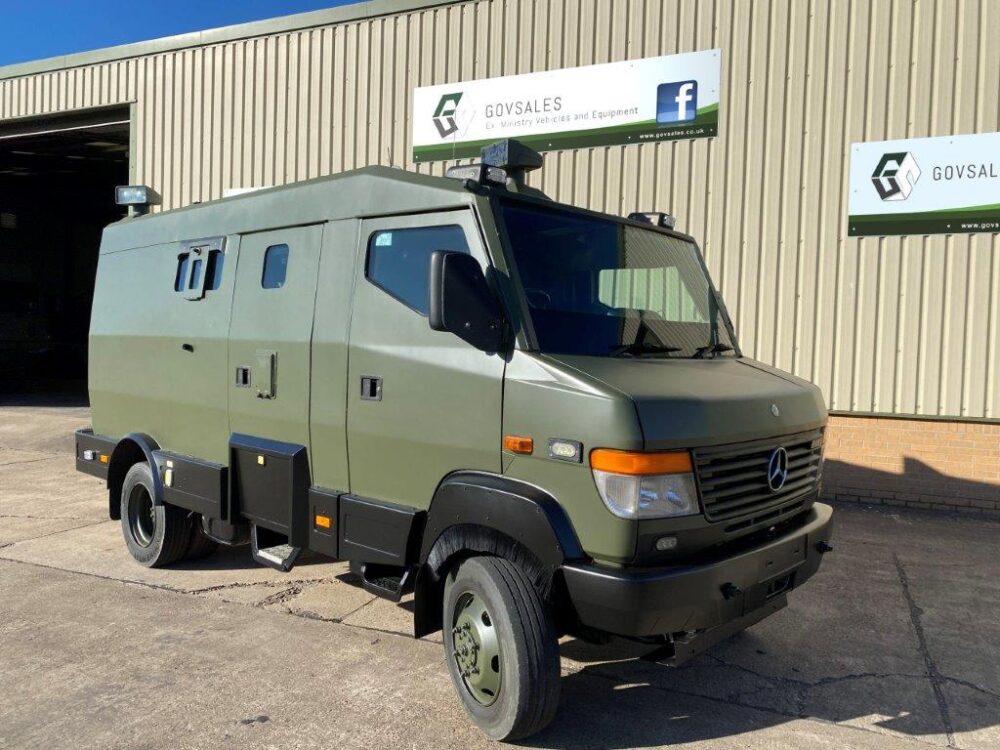 Armoured Mercedes Vario 818D 4x2 Escort Vehicle