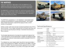 Warthog Armoured All Terrain Command Variant