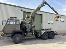 Steyr 1491.310 6x6 Timber Loglift Cargo / Crane Truck