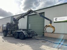 Steyr 1491.310 6x6 Timber Loglift Cargo / Crane Truck