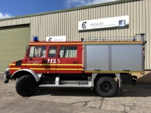 Mercedes Unimog U1300L Crew Cab 4x4 Fire Engine