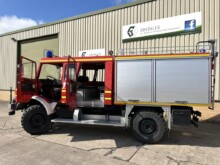 Mercedes Unimog U1300L Crew Cab 4x4 Fire Engine