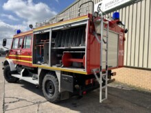 Mercedes Unimog U1300L Crew Cab 4x4 Fire Engine