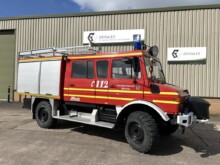 Mercedes Unimog U1300L Crew Cab 4x4 Fire Engine