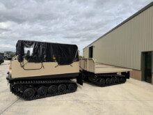 Hagglunds Bv206 Soft Top Cargo Flat Bed Load Carrier