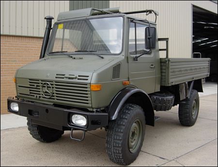 Mercedes Unimog U1300L 4×4 Drop Side Cargo Truck – 11533